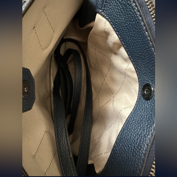 Elegant Navy Blue Studded Crossbody Bag - Picture 4 of 6